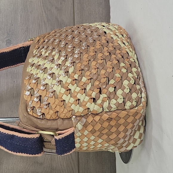 Claramonte Multi-Colored Leather Crossbody Shoulder Bag Gorgeous - Picture 3 of 10